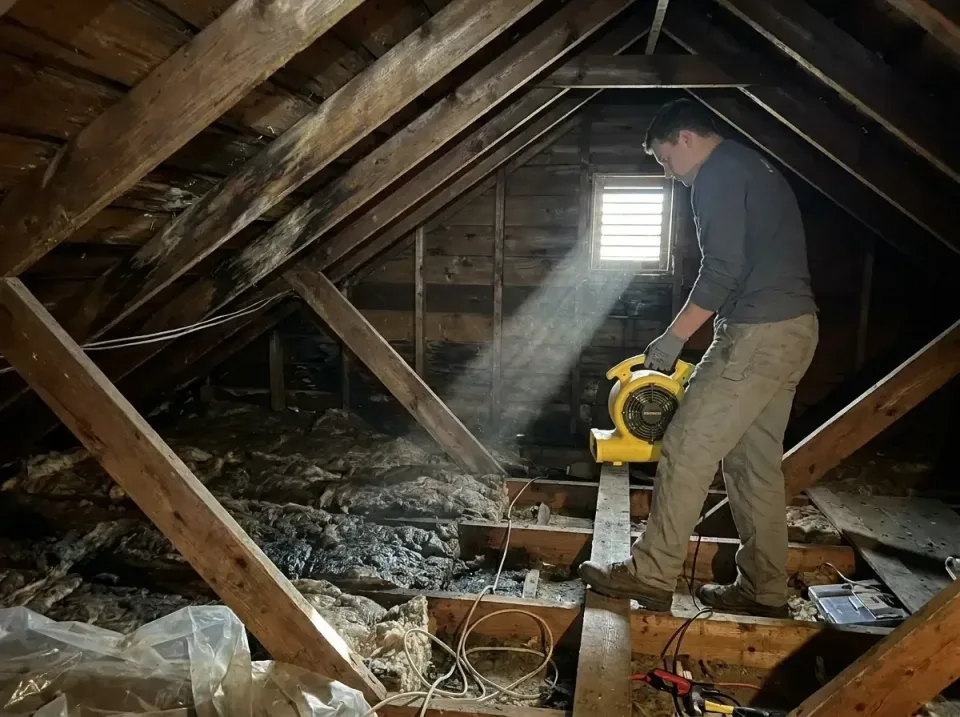 attic-water-damage-drying-proc-007 — frequently asked questions, Emergency Water Extraction & 24/7 Flood Response in Grove C…